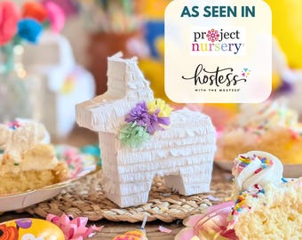 Mini Llama Pinata Party Favors: Fiesta Donkey Decorations