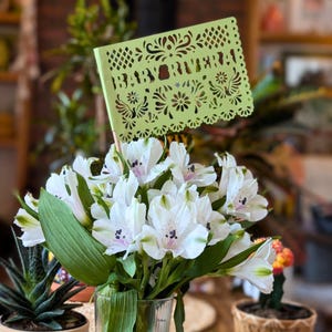 Personalized Papel Picado Flags: Cielito Lindo Baby Shower Decorations image 6