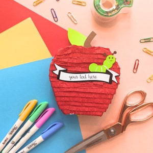 Personalized Teacher Gift Card Holder 1, Back to School, Teacher Appreciation, Teacher Gift, Graduation Piñata Gift Box, Teacher Thank You image 1