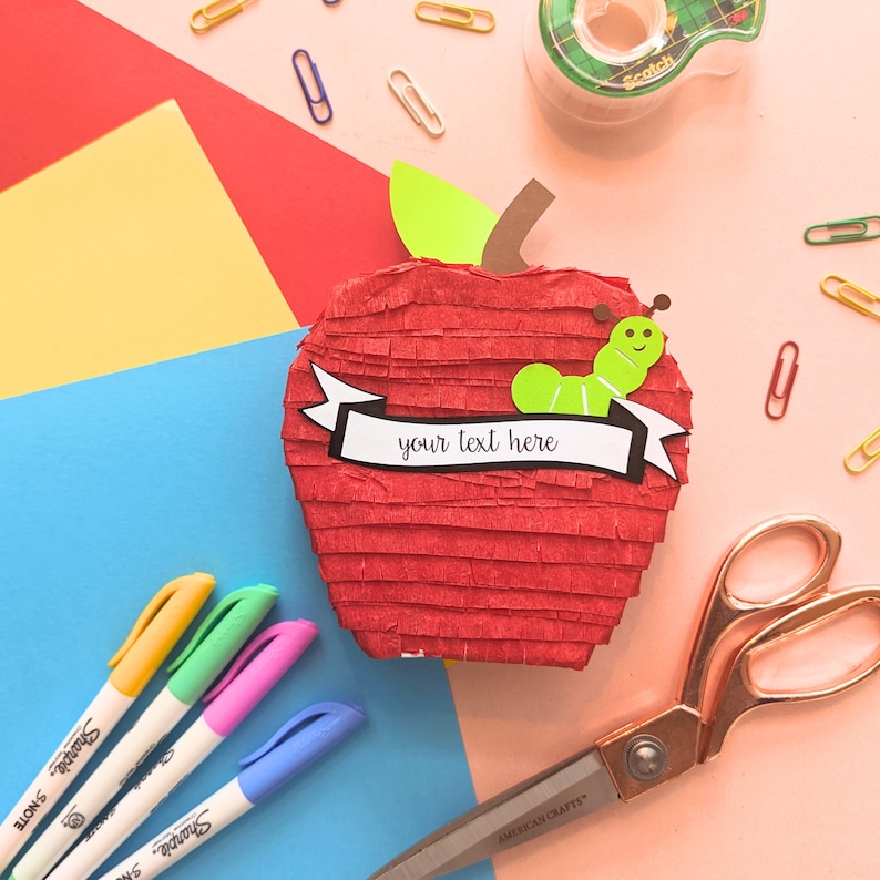 Personalized Teacher Gift Card Holder 1, Back to School, Teacher Appreciation, Teacher Gift, Graduation Piñata Gift Box, Teacher Thank You image 1