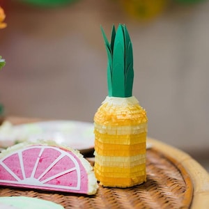 Pineapple Party Pinata Decoration: Tutti Frutti Decor, 12&quot;