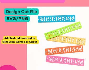 Etiquetas de regalo Gracias Fiesta: Papel Picado SVG Cut Files (Descarga digital)