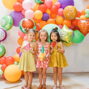 Watermelon Piñata Party Favor, Mini Tropical Fruit Piñata, Twotti Fruity, Luau, Tutti Fruitti, One in a Melon, Watermelon Pinata, 1 SLICE image 4