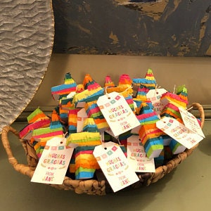 3 Mini Donkey Pinata Party Favors, Cinco de Mayo, Fiesta Decoration, Bridesmaid Proposals, Fiesta Wedding Favor, Mexican Wedding Welcome Bag image 9