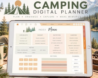 Digitaler Campingplaner | Campingreise-Organizer, Speiseplaner & Reisetagebuch für iPad
