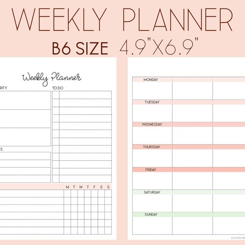 B6 Bill Tracker | Etsy