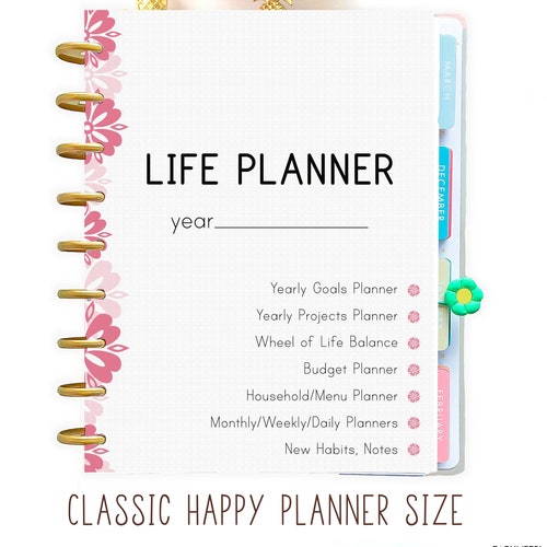 Life Planner Printable Classic Happy Planner Inserts Planner - Etsy