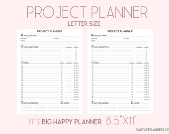 Mini Happy Planner Insert Habit Tracker Fitness Planner | Etsy