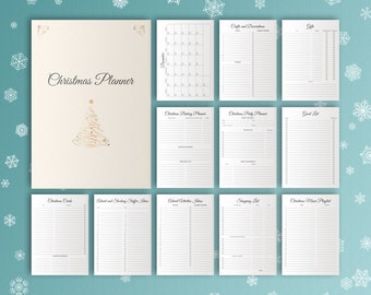 christmas planner etsy
