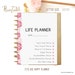Life Planner Printable Planner Pages, Daily Planner Inserts, Budget Planner Pages Made to fit Big Happy Planner Inserts