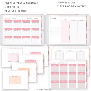 Digital Wellness Planner for iPad, Notability Planner, XODO Planner, Goodnotes Planner, Habit Tracker image 8