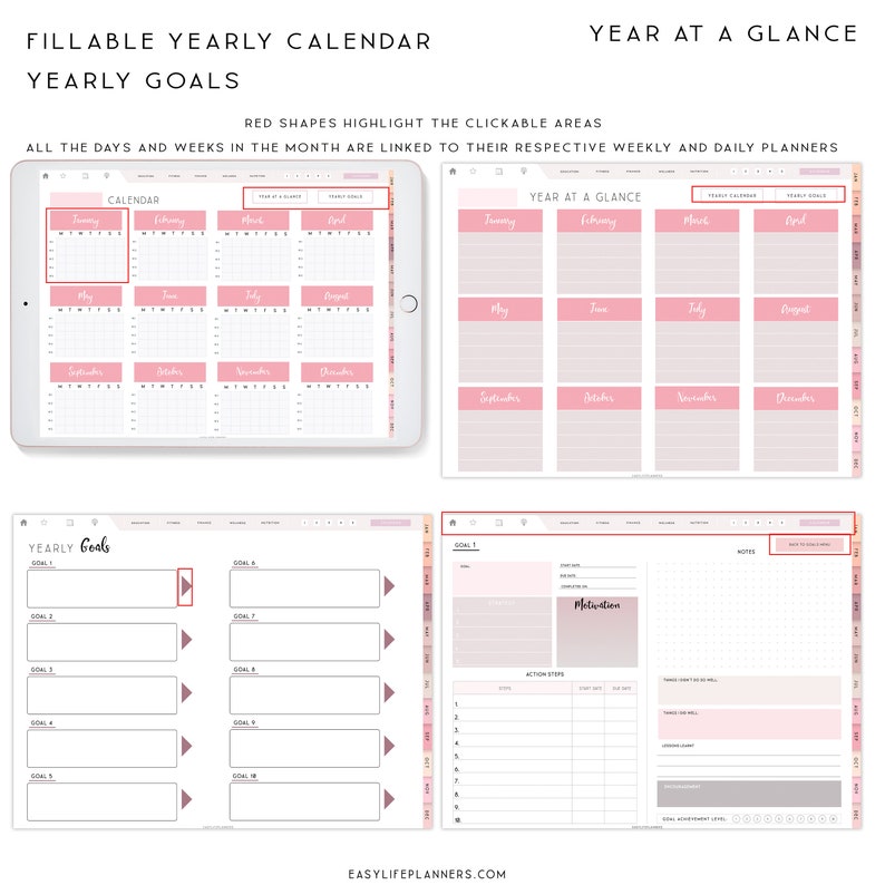Digital Student Planner Digital Planner Ipad Notability Etsy