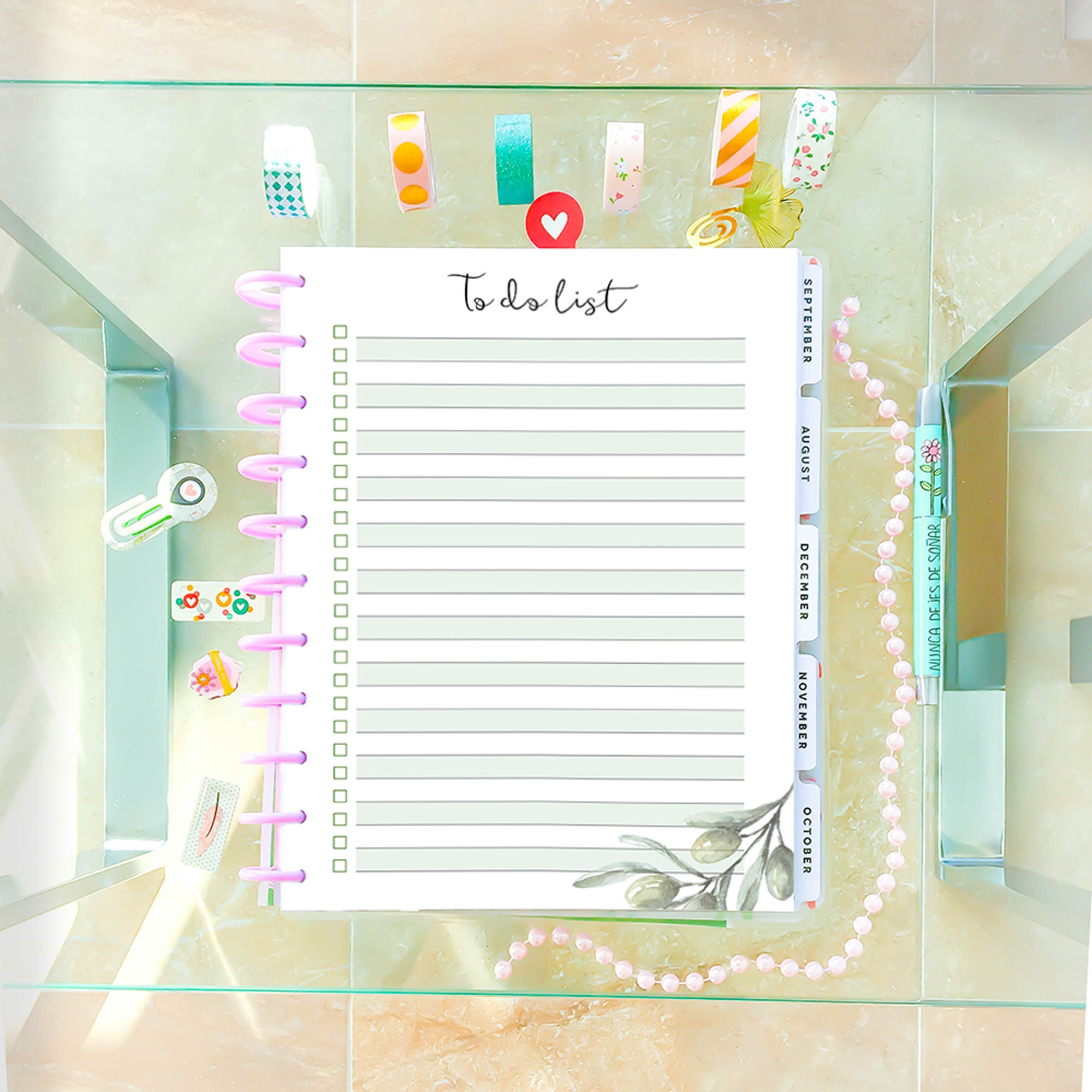 To Do List Printable To do list planner Big happy Planner | Etsy