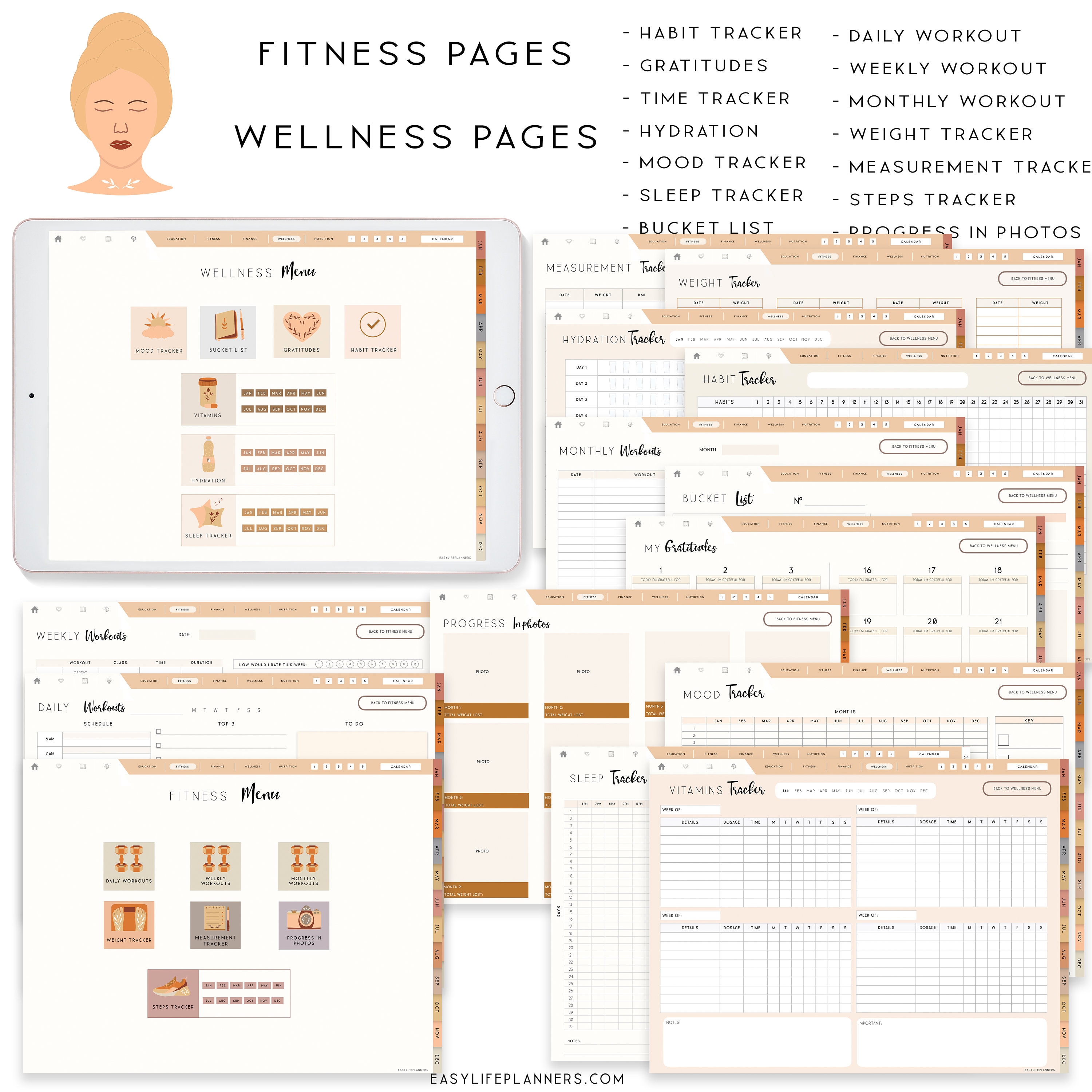 Digital Planner, Student Planner for iPad, Academic Planner, Goodnotes