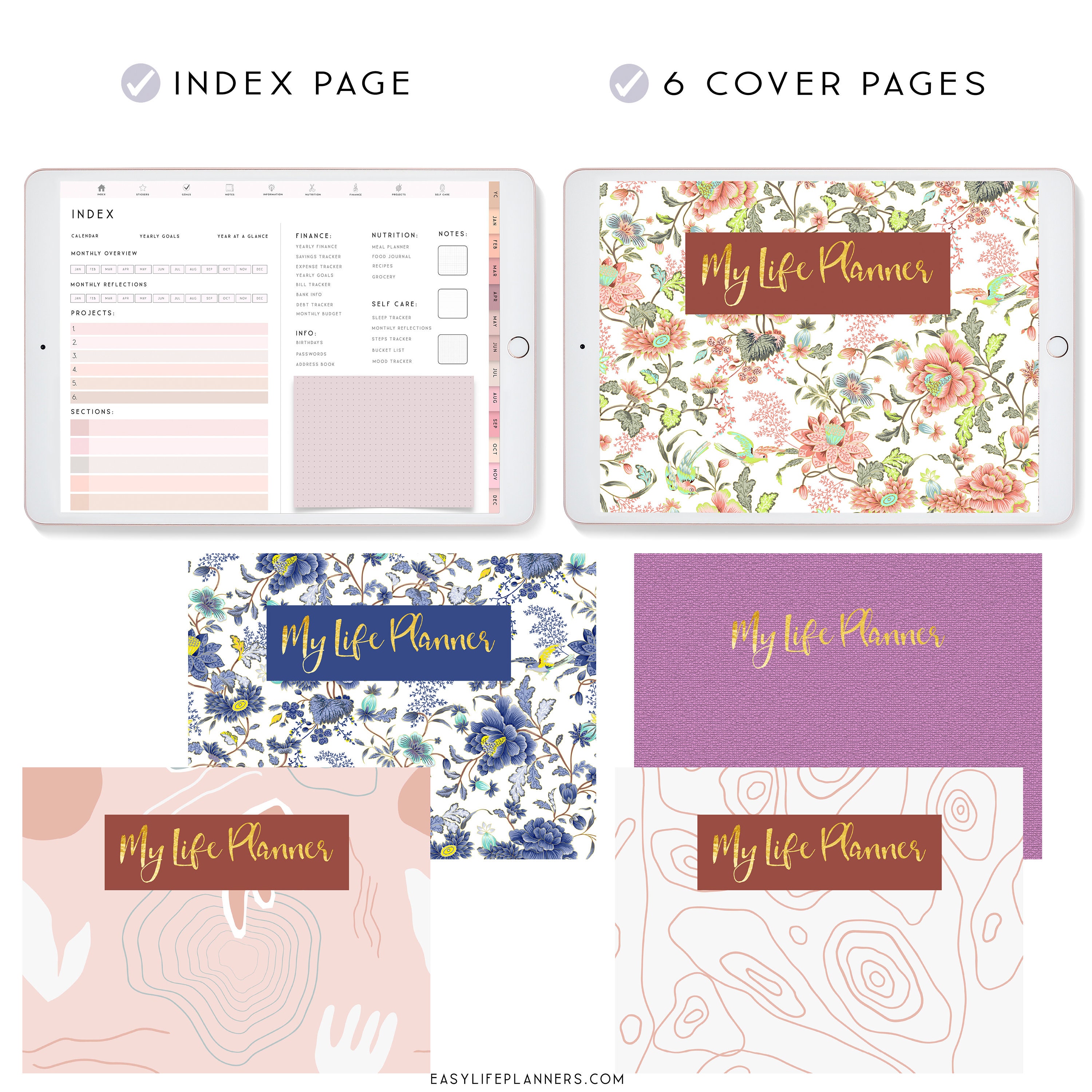 Free Digital Planner 2021 For Goodnotes, Notability, Xodo