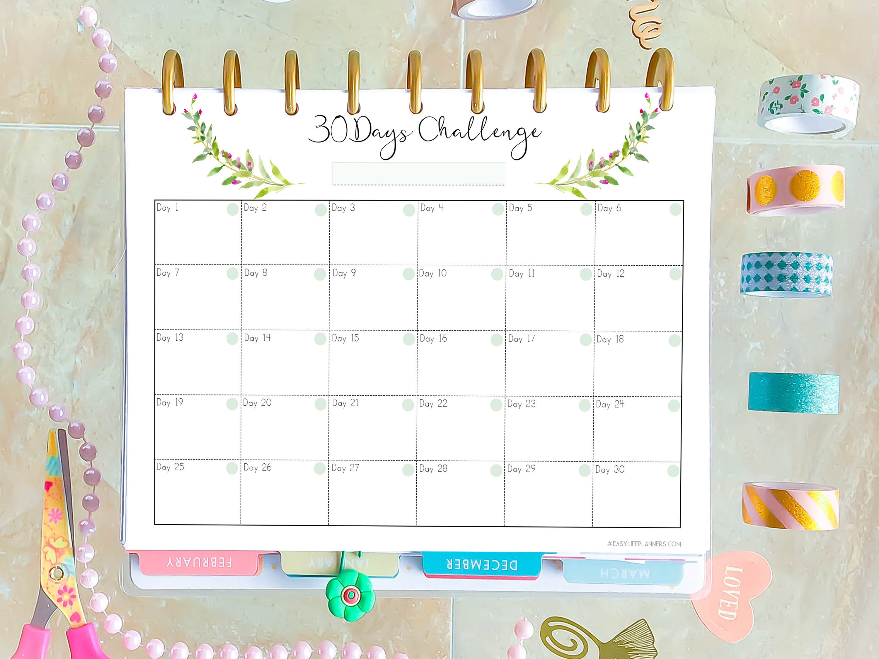 Weight Loss Tracker Made To Fit Happy Planner Printable Insert And Erin Condren Insert