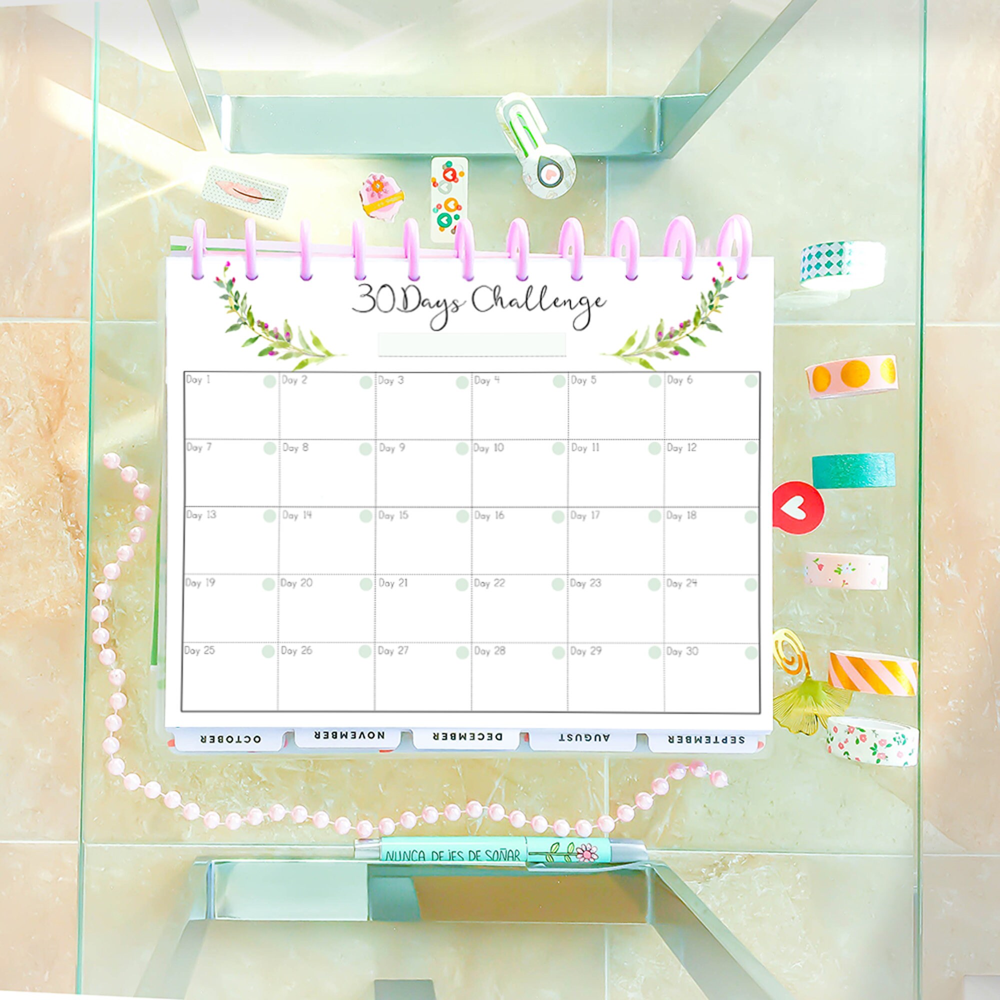 habit tracker printable weight