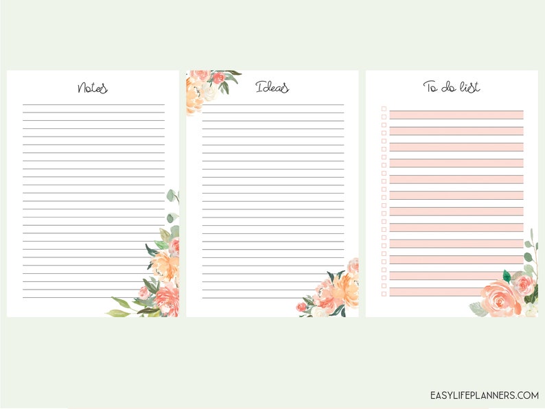 Life Planner for Mini Happy Planner Inserts Printable Daily | Etsy