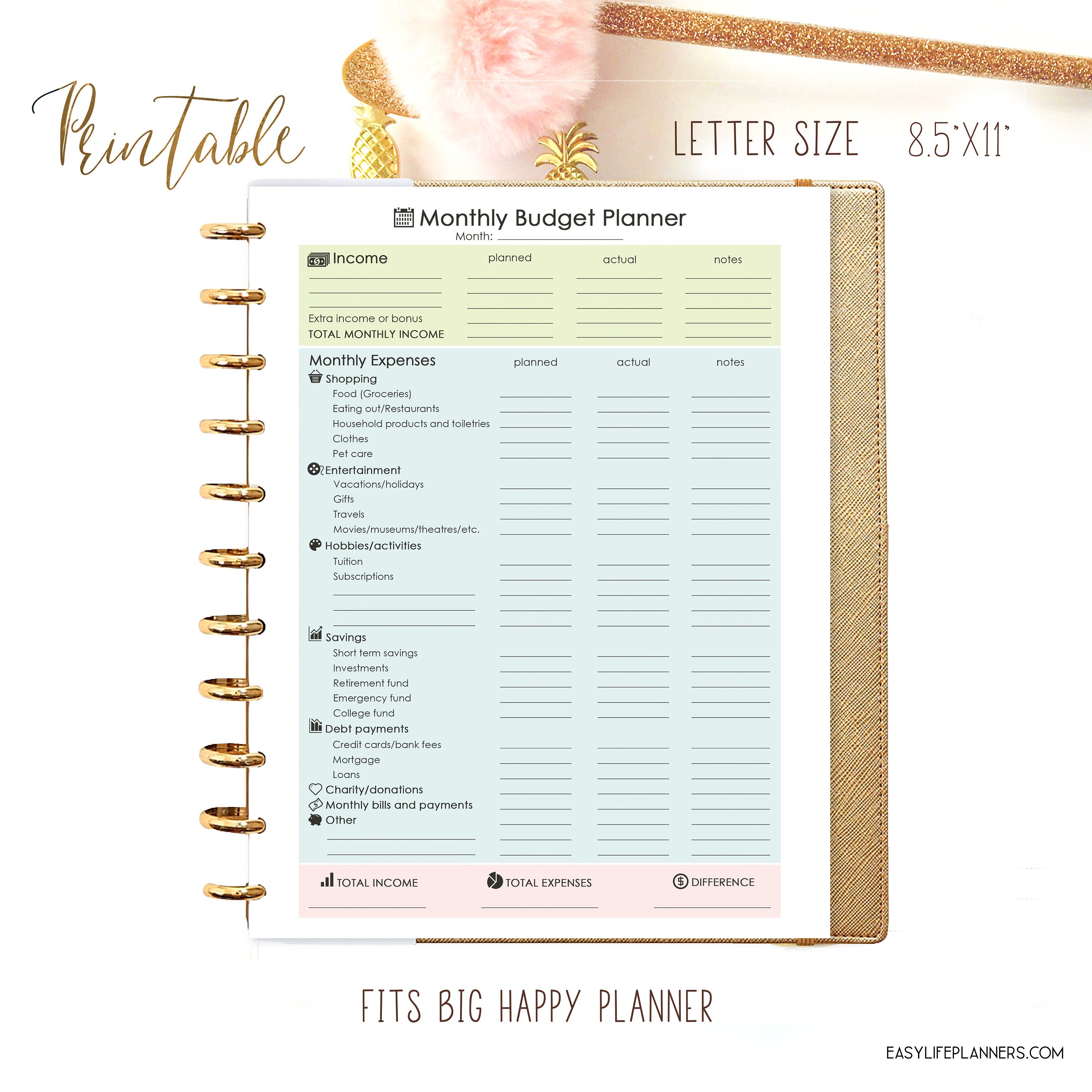 monthly budget savings planner monthly budget savings planner