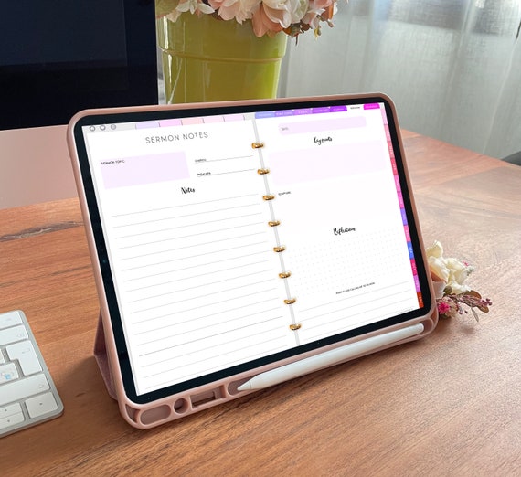 Christian Planner, Digital Bible, Bible study, Sermon Notes, Notability  Planner, xodo digital planner, Goodnotes Template, Ipad Planner