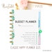 Budget Planner Printable Happy Planner Insert Financial - Etsy