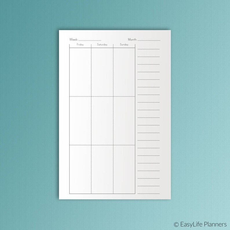 Mini Happy Planner Printables Weekly Planner pages Mini Happy | Etsy