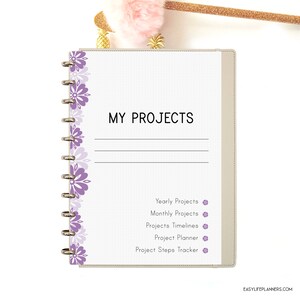LIFE PLANNER Printable Ultimate Life Binder A4 Size Home Management Inserts Daily Weekly Monthly Project Budget Inserts. Instant Download image 8