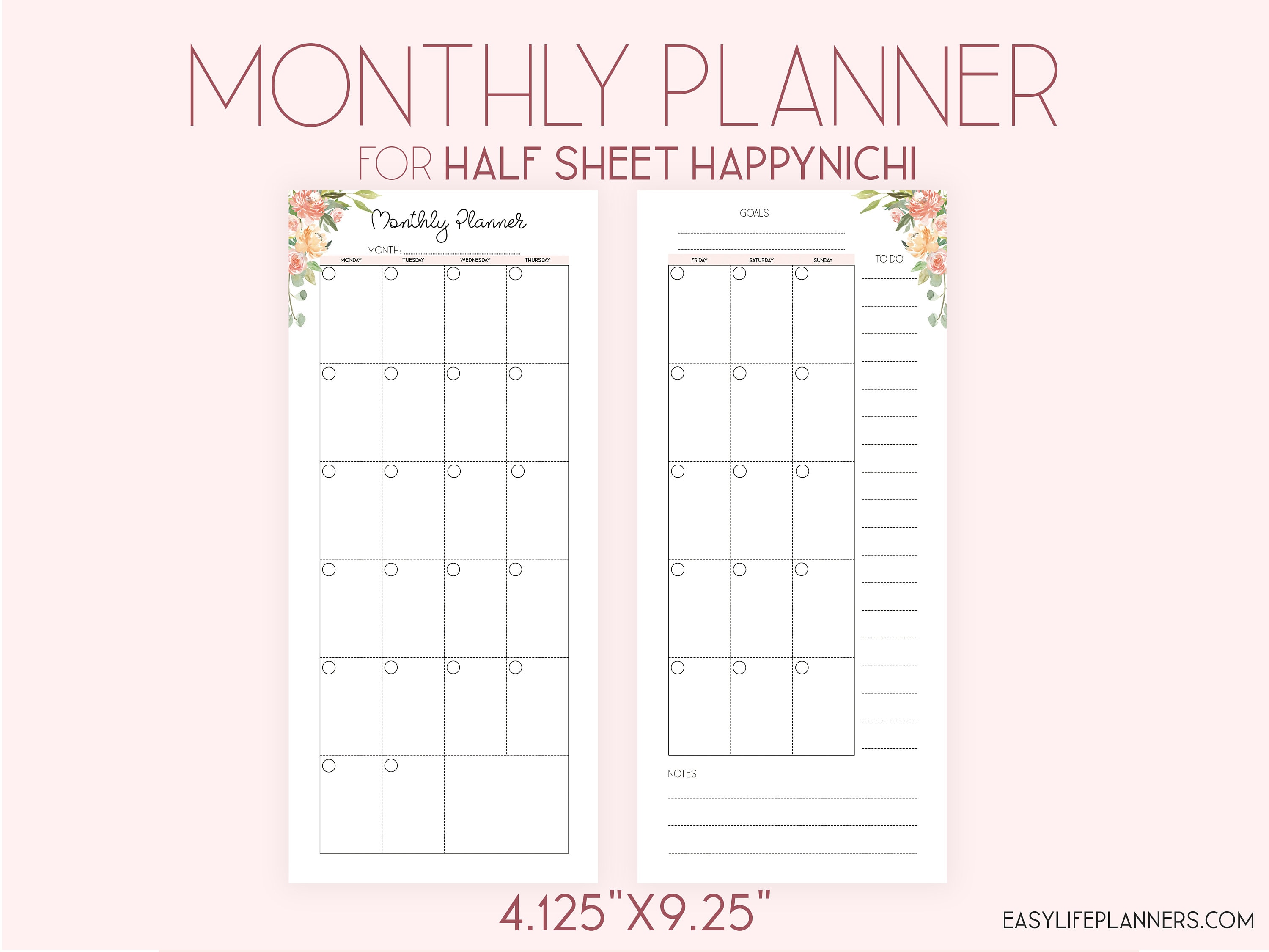 happy planner half sheet size – Image 3