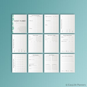 Budget Planner Printable Happy Planner Insert, Financial Binder ...