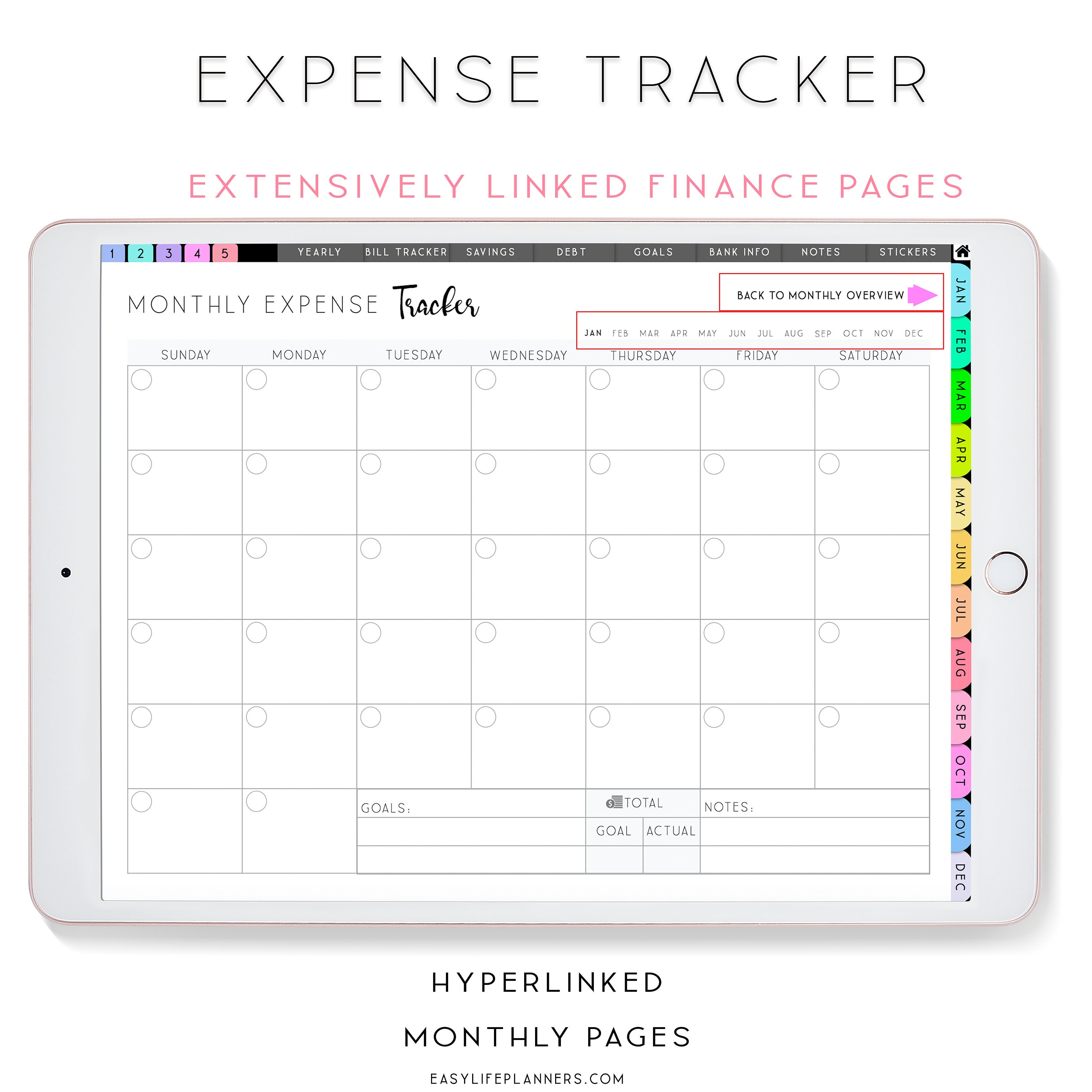 free digital budget planner