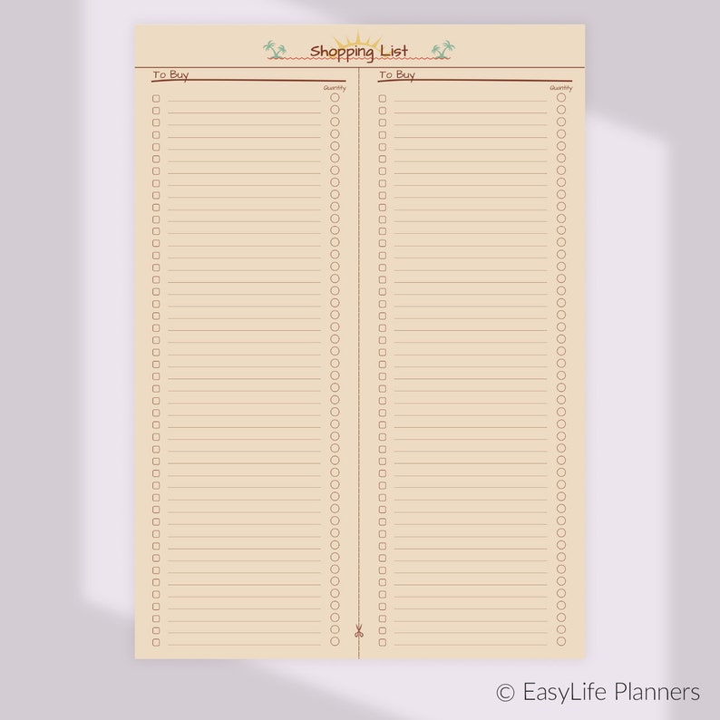 Vacation Planner, Trip planner, Packing list A4 Binder Inserts. Instant Download image 9