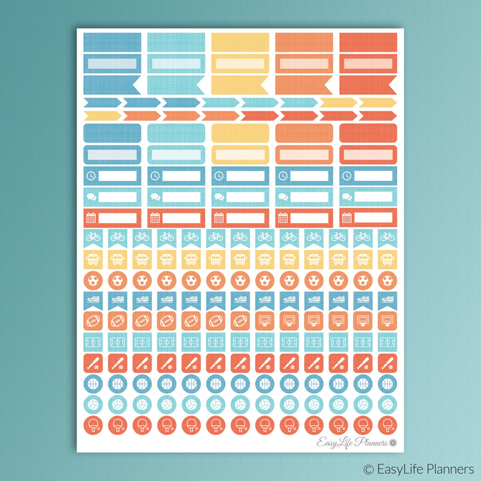 Back To School Stickers College Planner Stickers Study Etsy