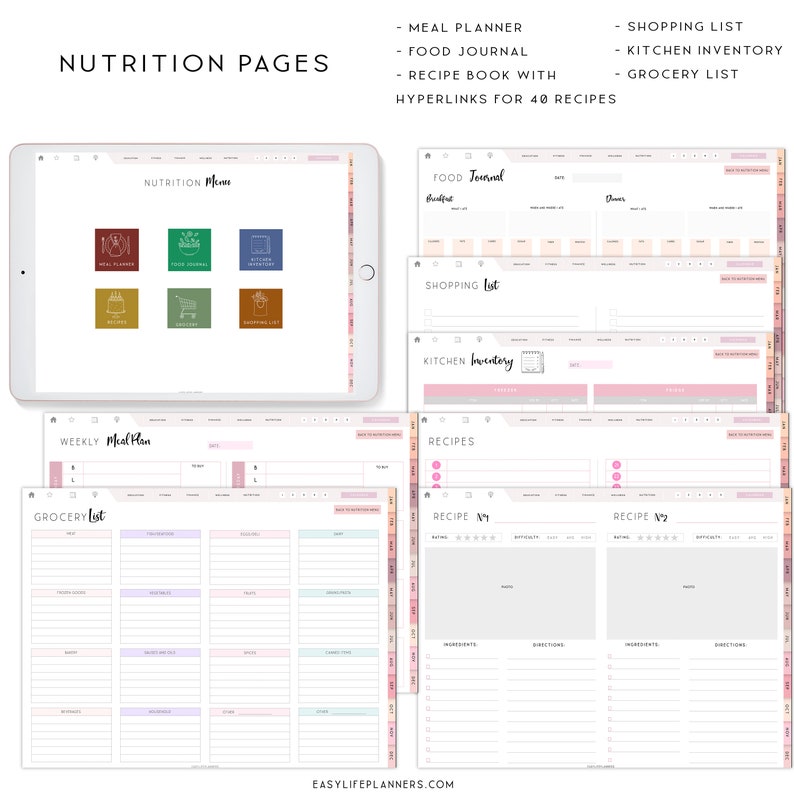 Digital Student Planner Digital Planner Ipad Notability Etsy