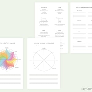 Half Size Planner Life Planner Printable Half Letter Planner - Etsy