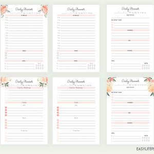 Life Planner for Mini Happy Planner Inserts Printable Daily - Etsy