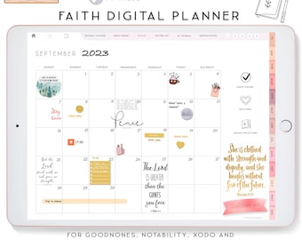 Faith Planner, Sermon Notes, Notability Planner, xodo digital planner, Goodnotes Template, iPad Planner, Devotional planner