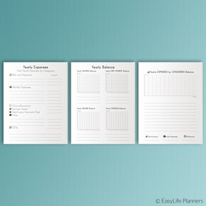 Budget Planner Printable Happy Planner Insert, Financial Binder ...