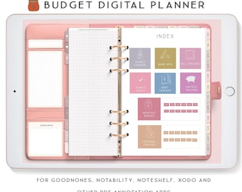 Digital Budget Planner, Notability Planner, Finance Planner, Budget Planner, Goodnotes Planner for iPad, Digital Planner, GoodNotes Template