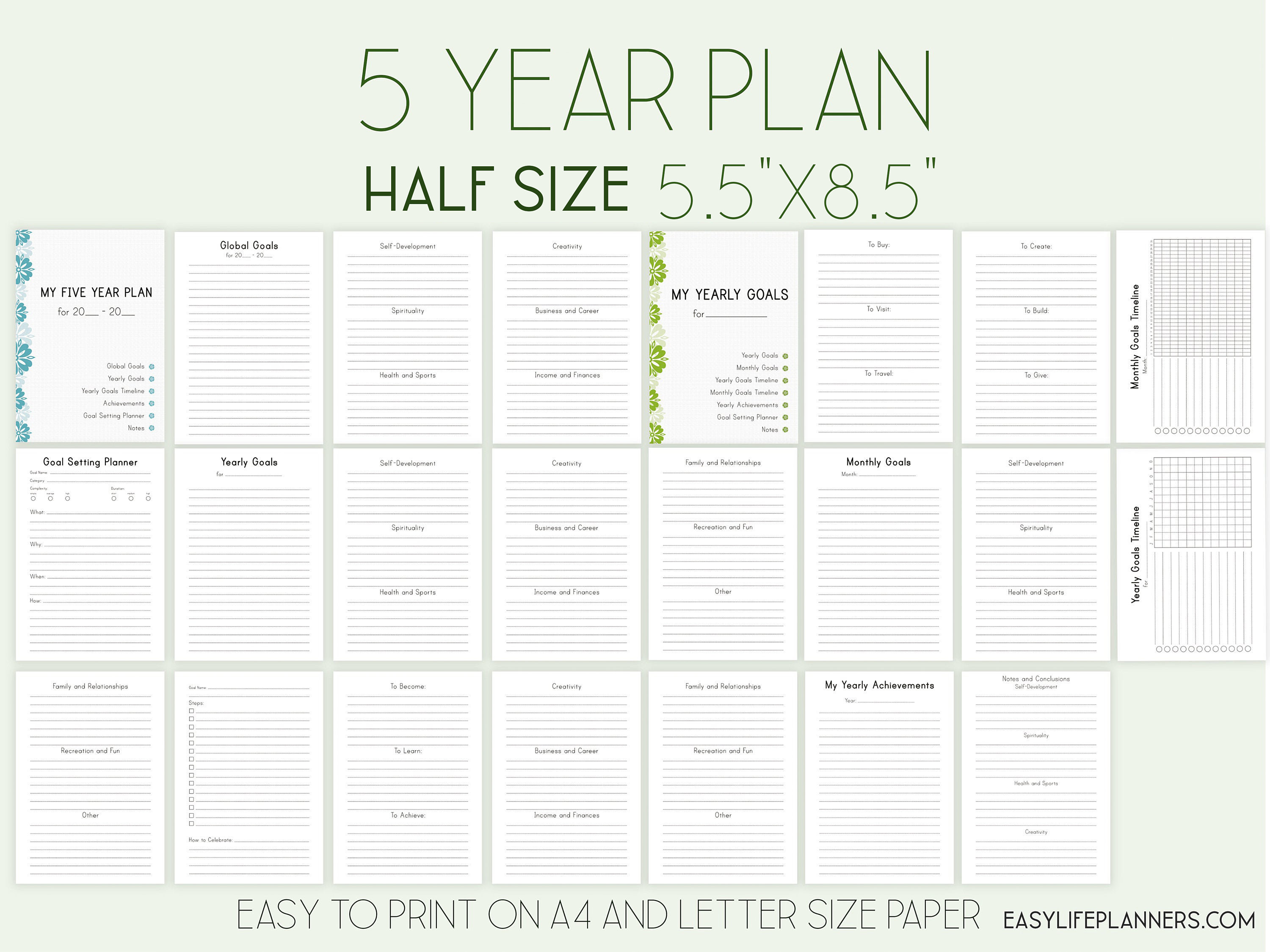 1 year plan. Year Plan. Five year Plan. Year Planner. Plans for the year.