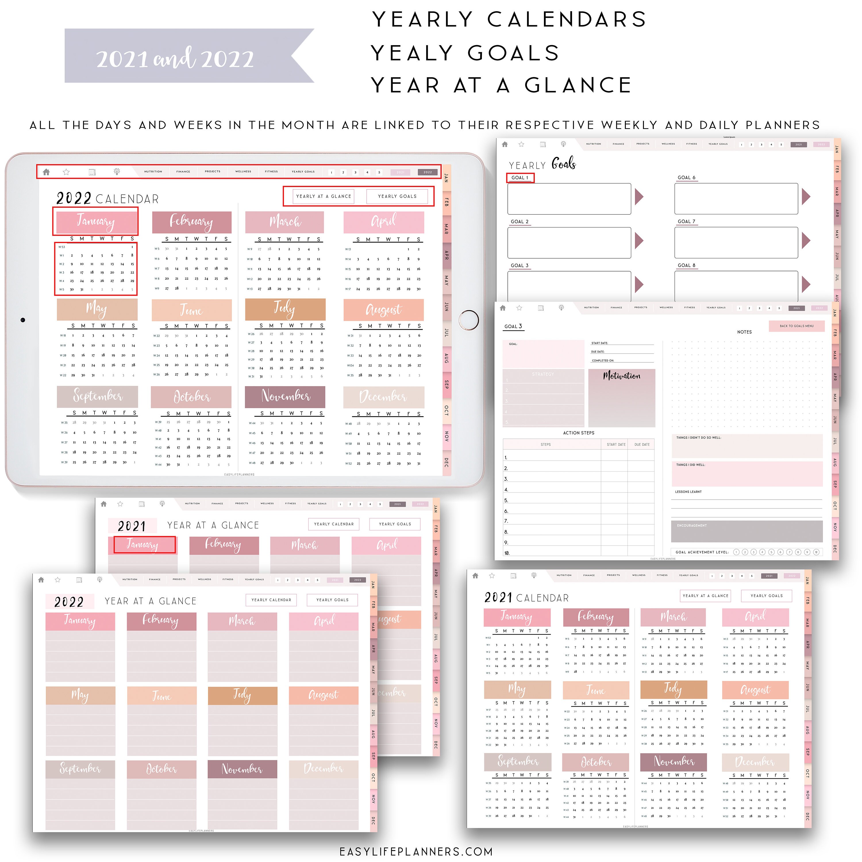 Notability Planner Templates Free 2021 Stickyulsd