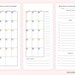 Month on Two Pages, Half Sheet Happy Planner, Happynichi Printable ...