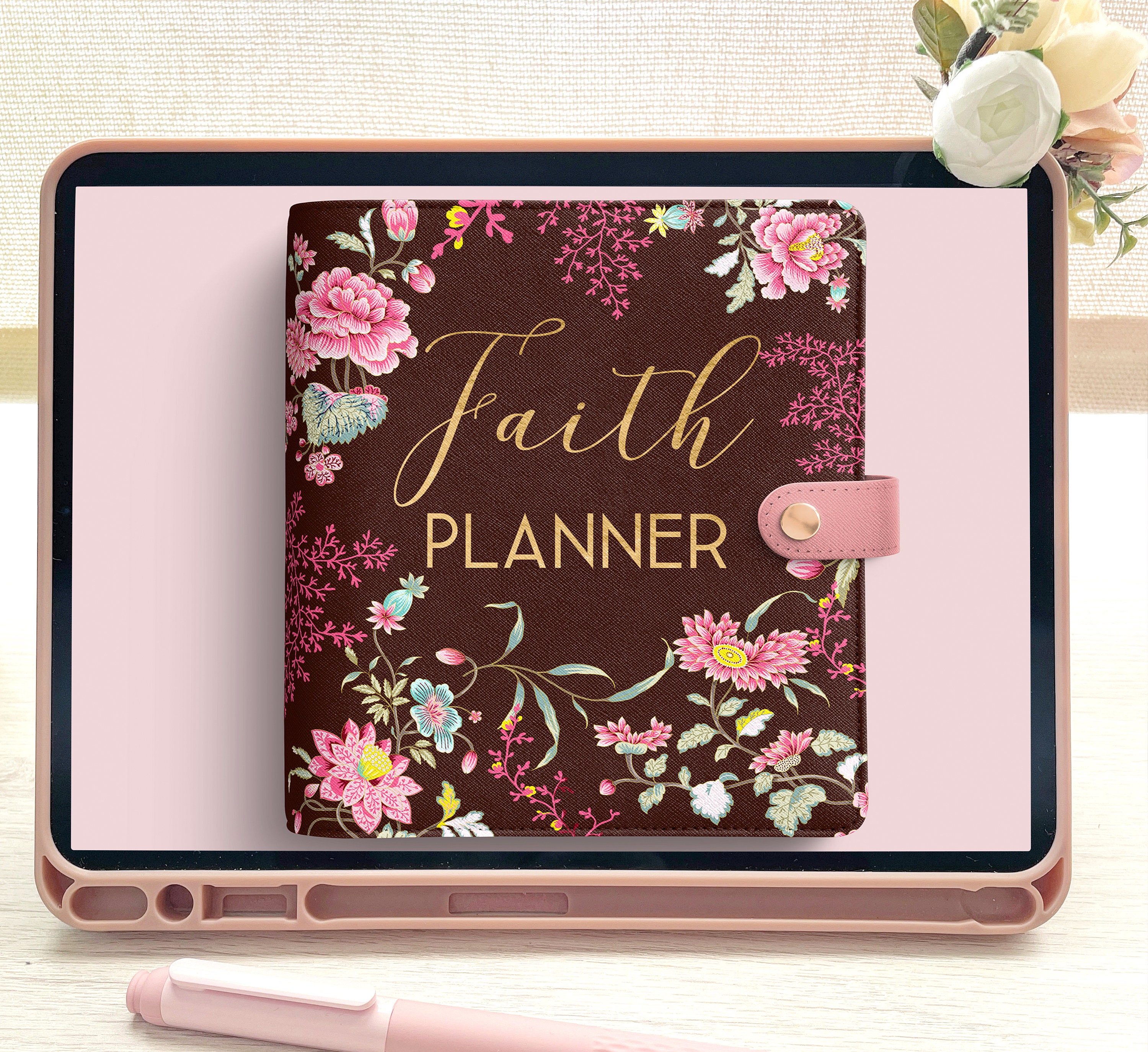 Christian Planner, Daily Digital Planner, Prayer Journal Digital Bible