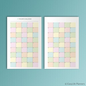 Mini Happy Planner Insert Habit Tracker Fitness Planner Challenge ...