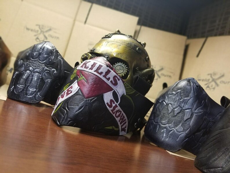 CUSTOM order Canary Women's Motorcycle Mask image 8