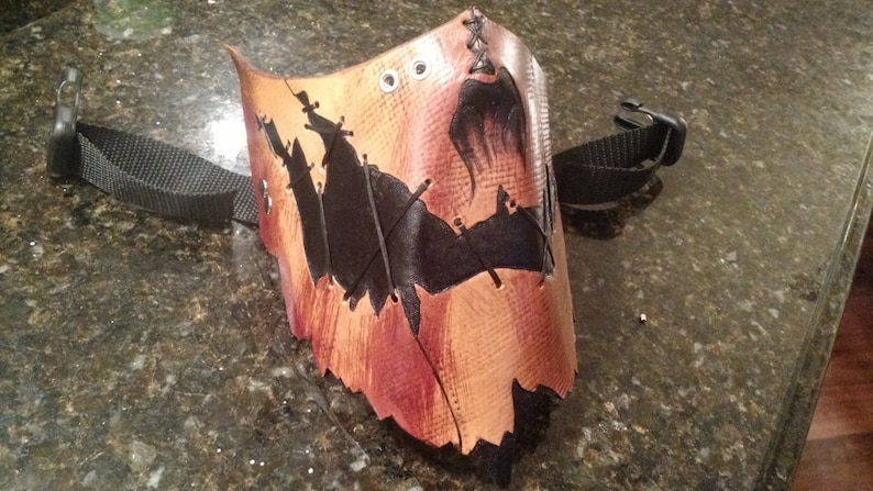 CUSTOM order Grifter Leather Motorcycle Mask image 4