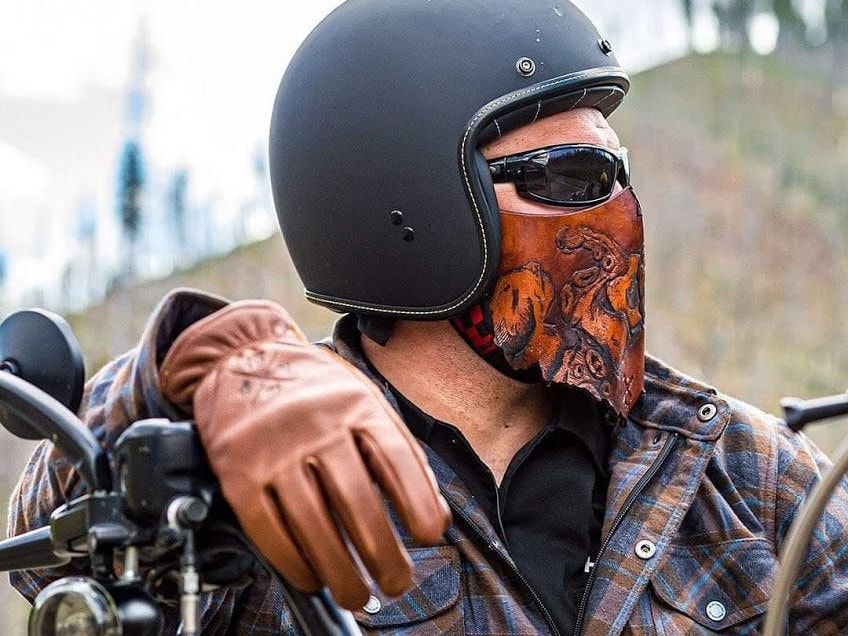 Tour de cou moto Forest Camo Skull - Moto Vision