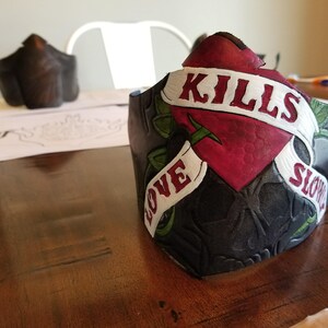 CUSTOM order Canary Women's Motorcycle Mask image 7