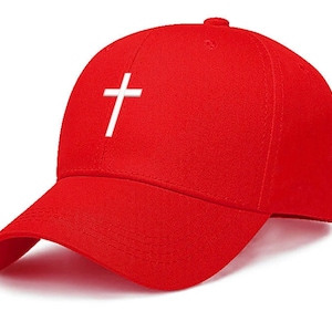 Christian Cross Men and Women. Cross Embroidery Unisex Adjustable Cotton Caps.  Men Dad Hats Snapback. Women, Mothers Basketball Cap.
