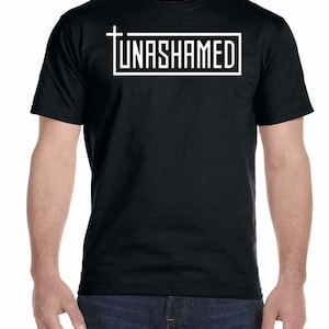 Unashamed Of The Gospel. Unisex Christian T-Shirts. Christian Apparel. Faith Tees. Jesus Clothing. Religious Gifts For Christian