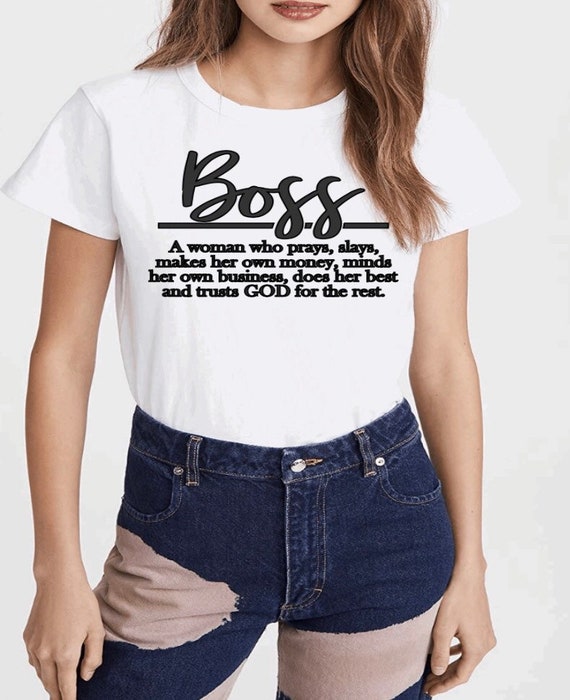 Womens Boss Chick T-Shirt Womens Boss Chick T-Shirt